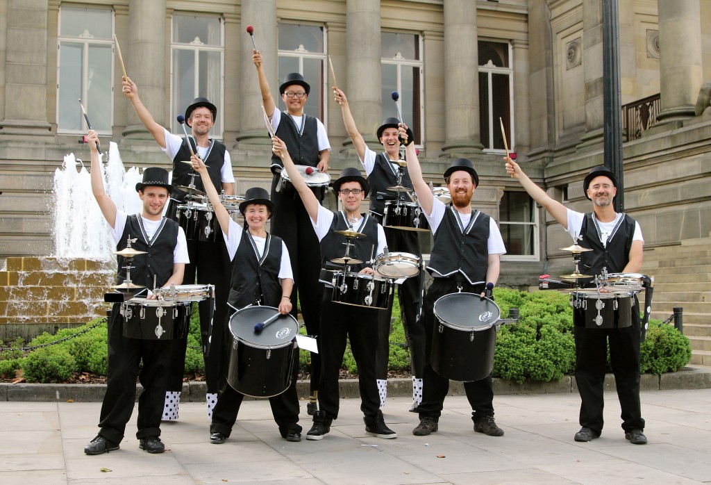 Stilt Drumming Band Franklin James EntertainmentsFranklin James